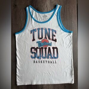 Classic Space Jam Tune Squad White and Blue Tank Top